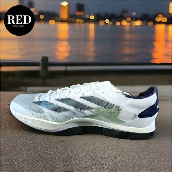 Adidas Adizero Ambition Track Spikes Cleats White Green IE5486 - Men’s Size 11.5 - Picture 11 of 16